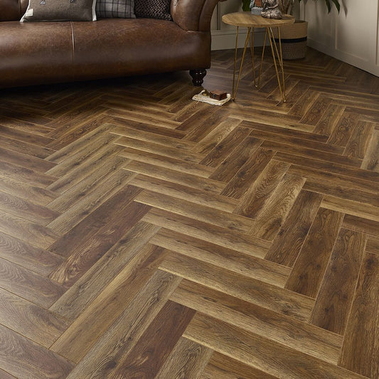 Engineered Wood Herringbone Floor Fitting Service per sq2