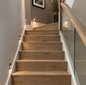 Engineered/solid Wood stair fitting charge (Per step)